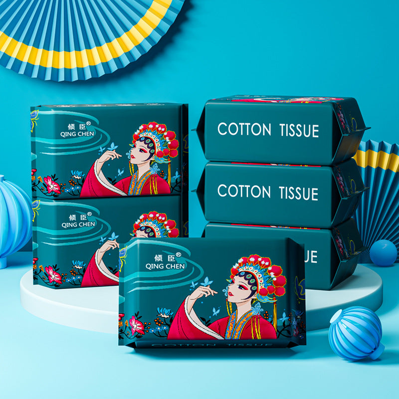 Wholesale Disposable Face Towels with Chinese Style, Hanging Pull-Type Cotton Soft Towels, Thickened Face Towels, Hanging Cleansing Towels, Face Towels