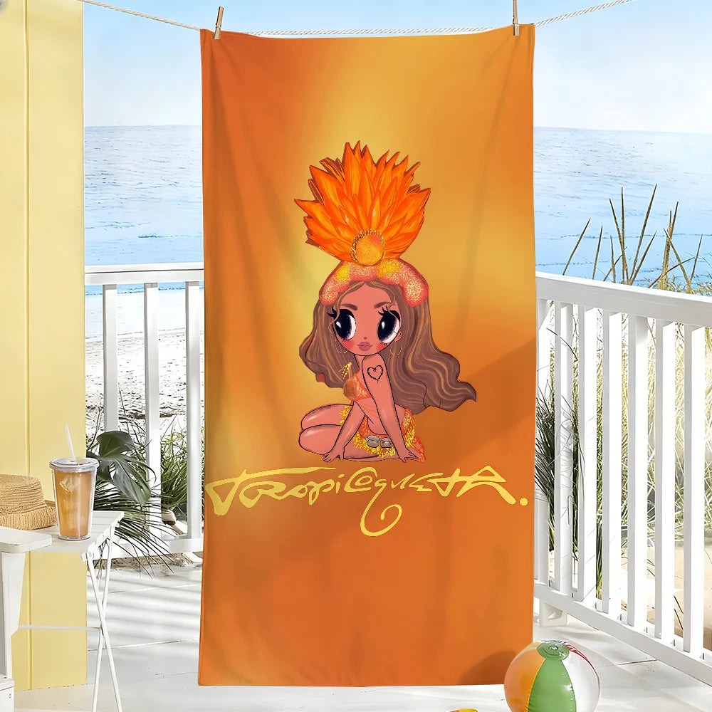 Xawly™ K-Karol G Funny Towel Towels For Beaches Yoga Studios