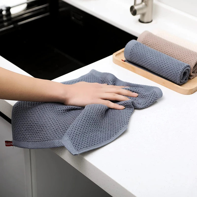 Xawly™ Premium Cotton Kitchen Cloth – Ultra Soft, Super Absorbent & Reusable Cleaning Towel